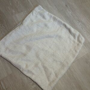 Pottery Barn 20 inch cream pillow cover